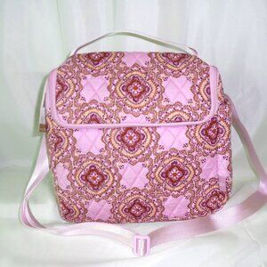 NWT ~ VERA BRADLEY COTTON LUNCH CROSSBODY BAG ~ LAVENDER MEDALLION 🖤